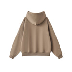 Old‑Money Boxy Fleece‑Lined Zip‑Up Hoodie