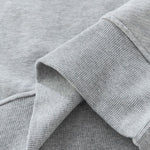 Mock Neck Drop Shoulder Sweatshirt Loose Sleeve Curved Hem