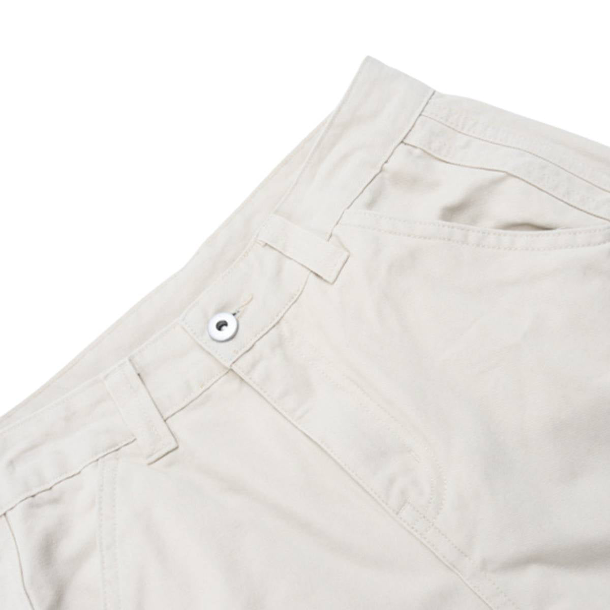 Pantalones de algodón con pierna ancha y color liso