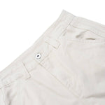 Pantalones de algodón con pierna ancha y color liso