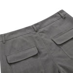 Old Money Draped Wide Leg Barrel Trousers
