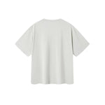 Camiseta destructiva de peso pesado con borde crudo de 10 oz