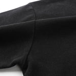 Heavyweight Washed Waffle Cotton Long Sleeve Tee 340G