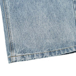 Vintage Whiskered Gradient Washed High Waist Barrel Wide Leg Denim Jeans