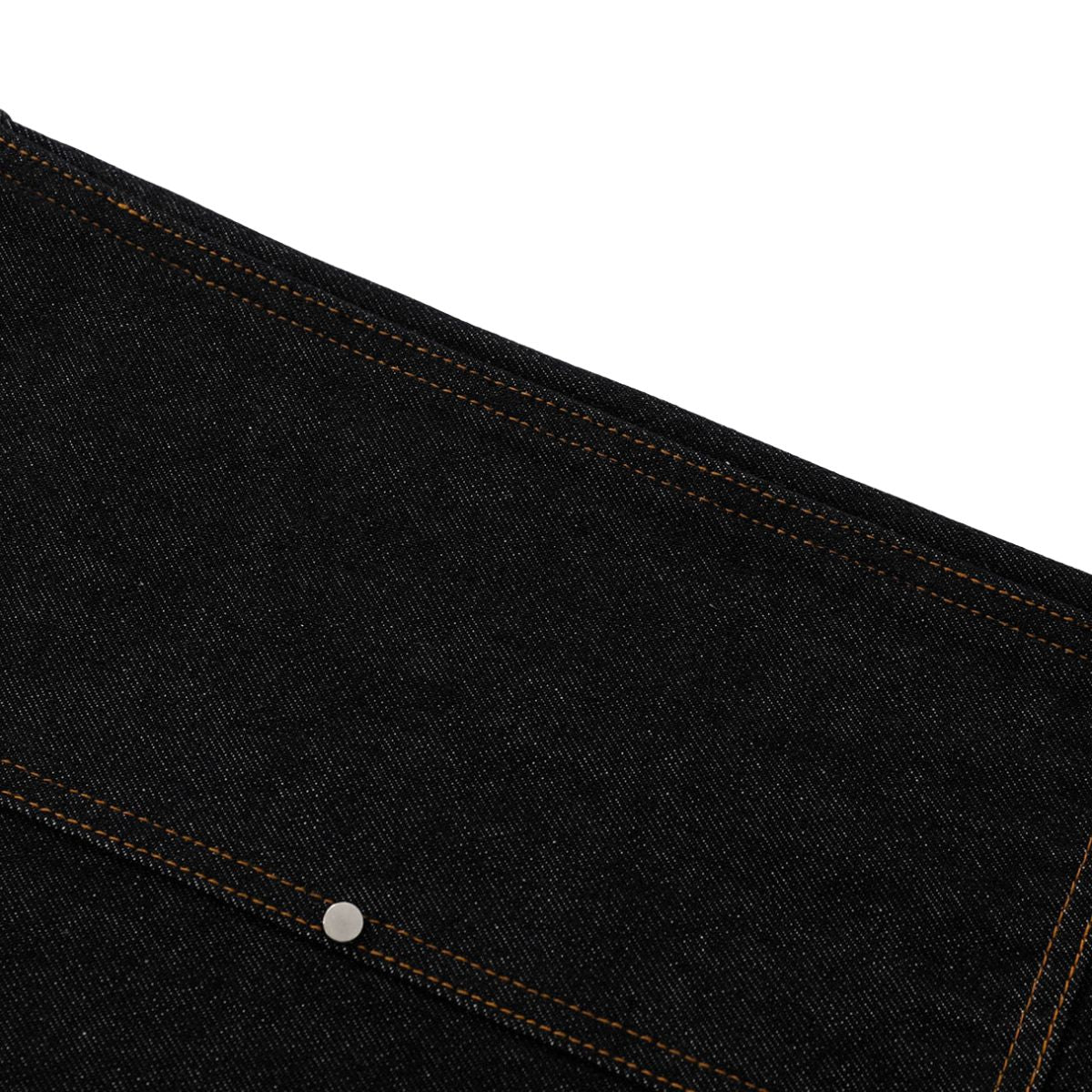 Raw Denim Metal Detail Flare Jeans