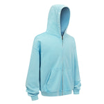 Double Yarn Vintage Washed Zippered Comfort Hoodie