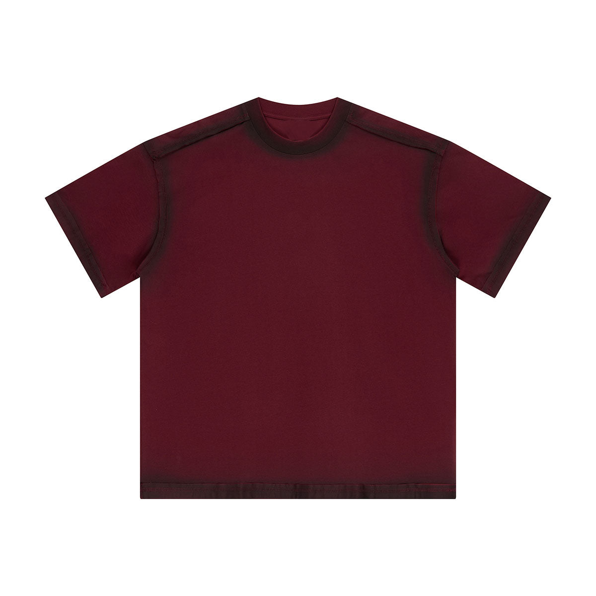 Vintage Washed Oversized Colorblock Tee