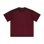 Vintage Washed Oversized Colorblock Tee