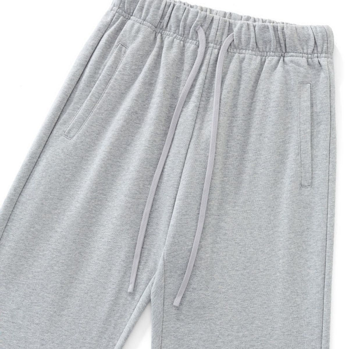 French Terry Drawstring Street Jogger Ribbed Cuff Pants