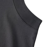 Panelled Back Seam Sleeveless T-Shirt