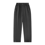 Loose Draped Wide‑Leg Washed Distressed Casual Pants