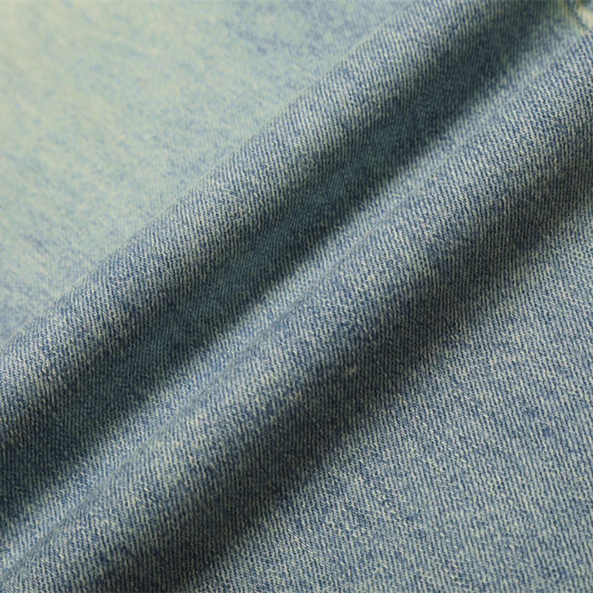 Men's Heavy-Washed Punk Loose Wide-Leg Straight Jeans