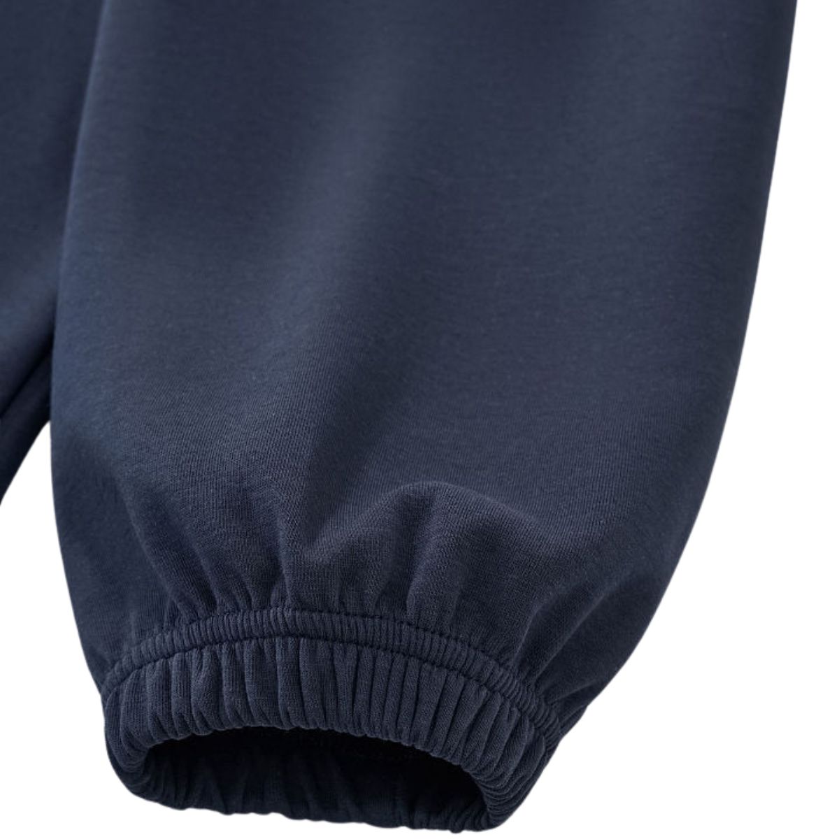 V‑Neck Color‑Contrast Hem Adjustable Drawstring Elastic Polo Sweatshirt