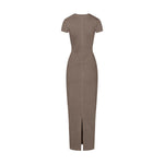 Vintage Wash Ribbed Tee Maxi Dress