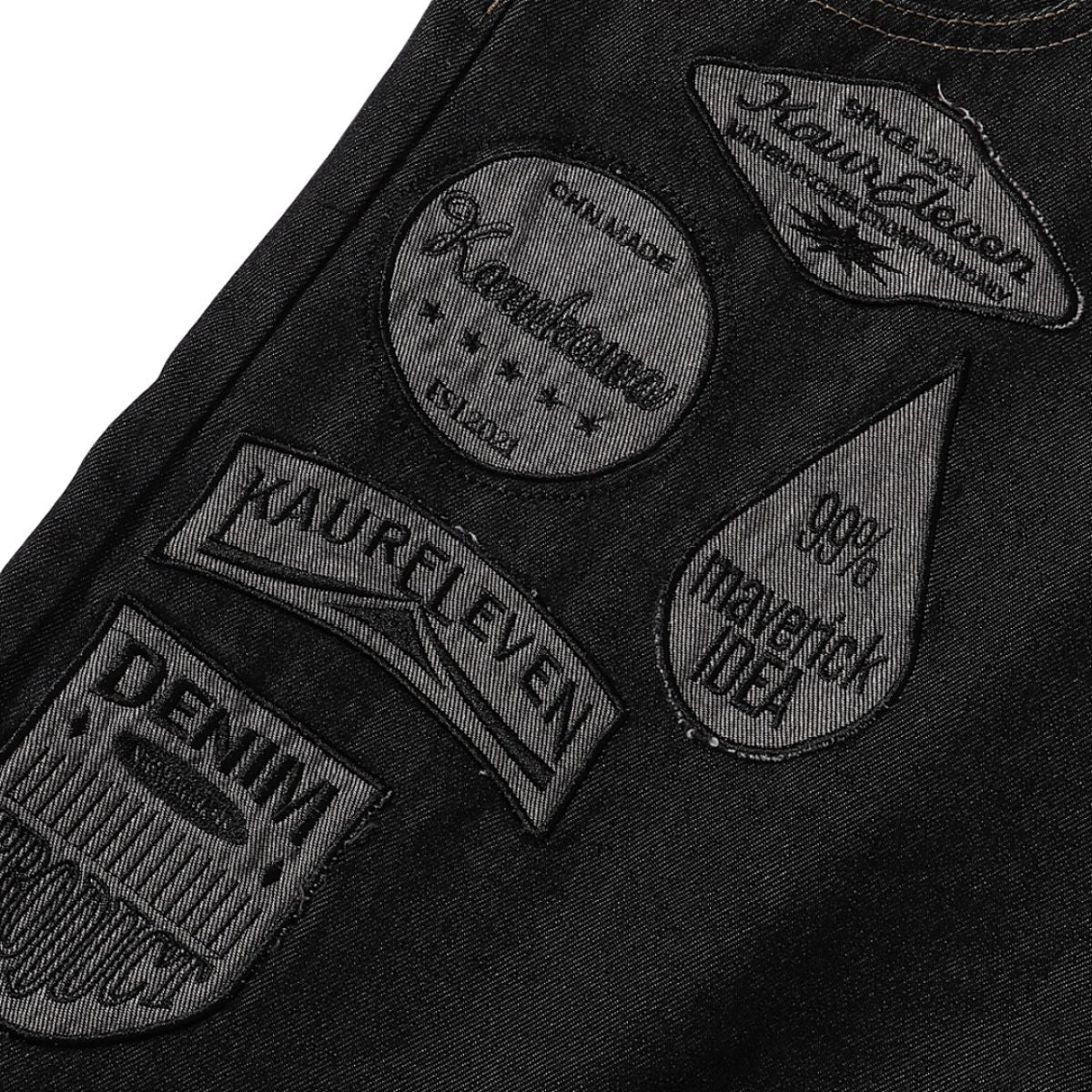 Vintage Black Straight Leg Jeans