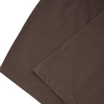 Pantalones de algodón con pierna ancha y color liso