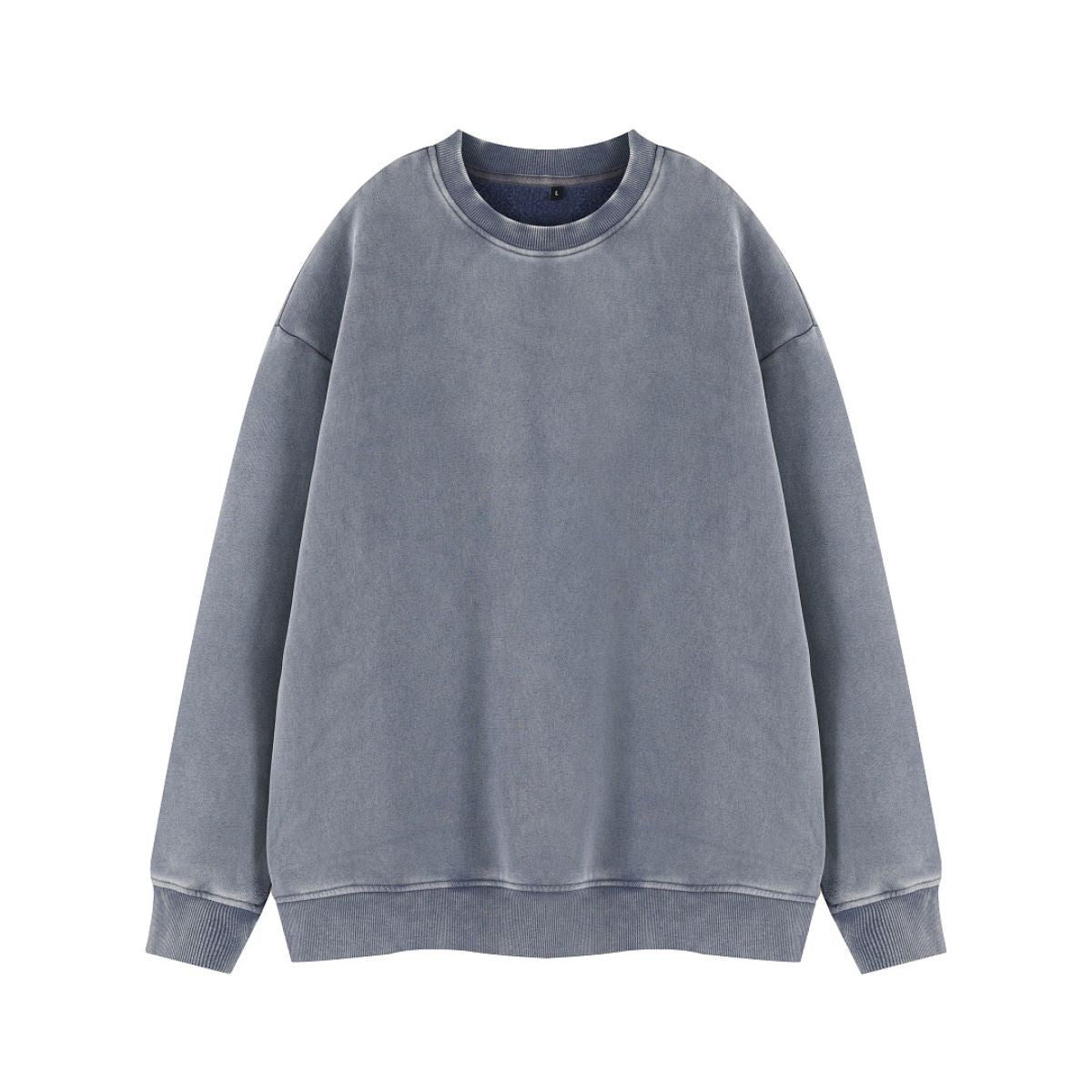 Heavyweight Fleece Washed Vintage Crew Neck Sweatshirt