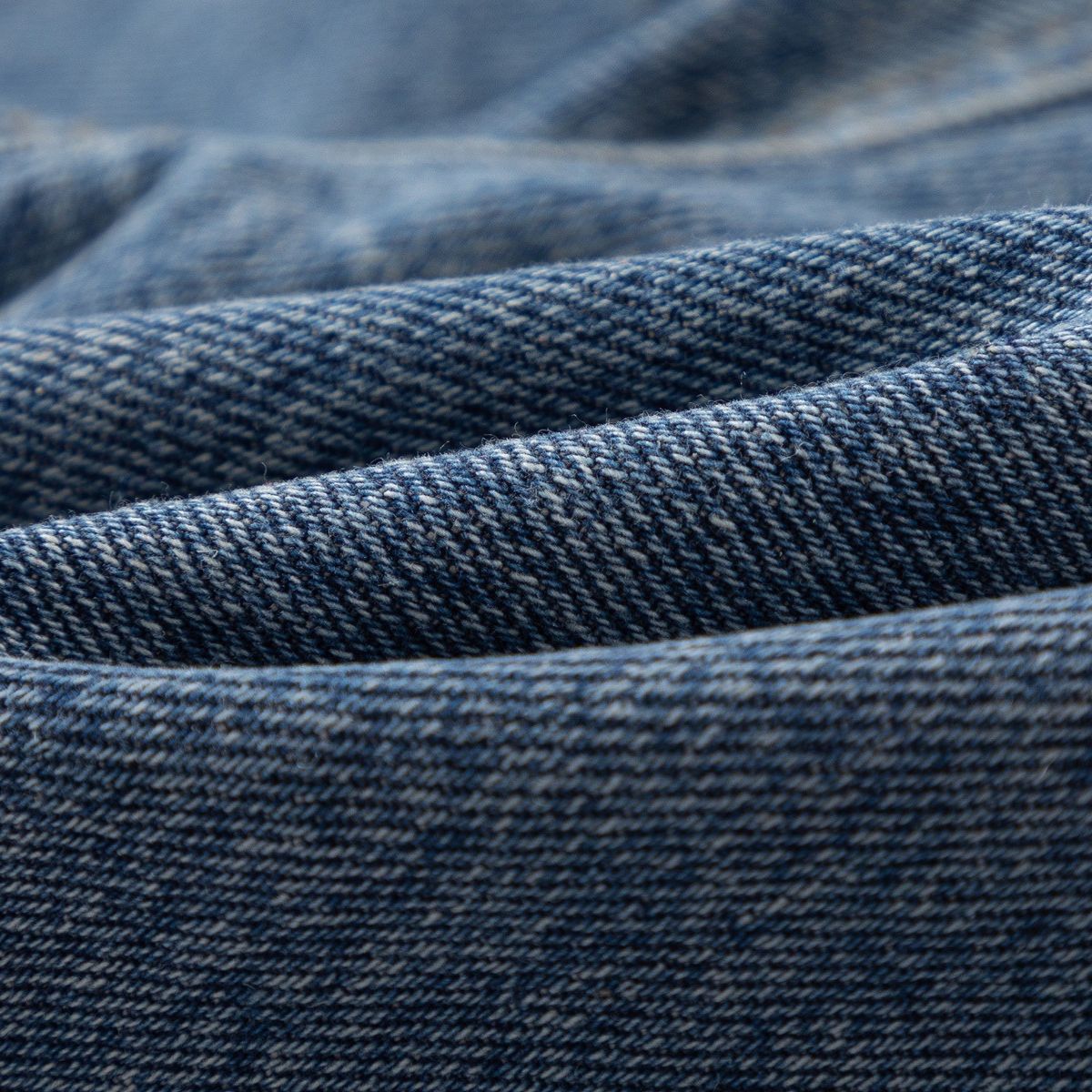 Vintage Washed Reverse Panel Slim Flare Jeans