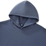 Boxy Streetwear Straight‑Sleeve French Terry Hoodie
