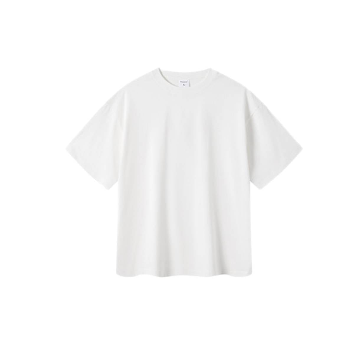 Camiseta destructiva de peso pesado con borde crudo de 10 oz