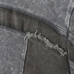 Patchwork Vintage Washed Short Sleeve Cotton Tee