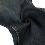 Men's Distressed Paint Splatter Denim Pants Vintage Loose Flare