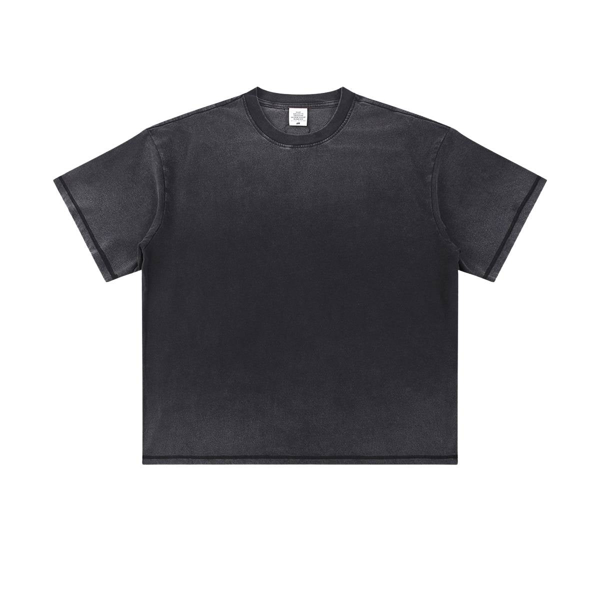 Camiseta desteñida con lavado a la piedra de 7.5 oz