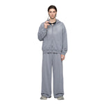 Gradient Monkey‑Wash Heavyweight Cotton Straight‑Leg Casual Pants