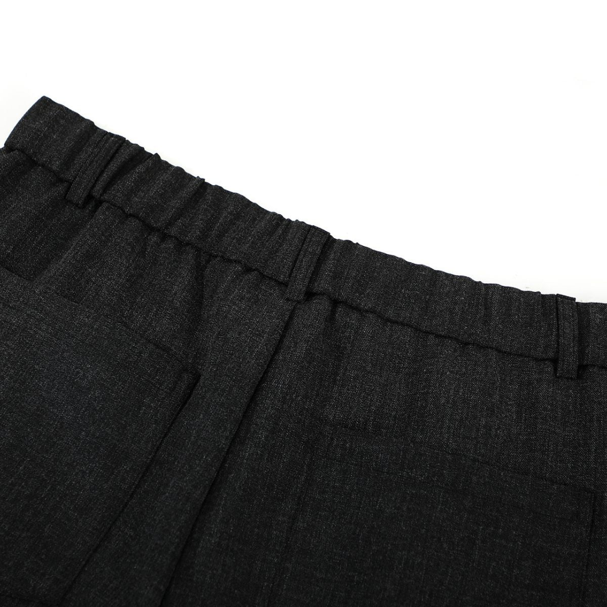 Vintage Draped Pleated Bermuda Shorts