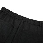 Vintage Draped Pleated Bermuda Shorts