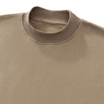 Heavyweight Fleece‑Lined Boxy Mock Neck Old‑Money Sweatshirt