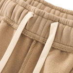 Old‑Money Thick Warm Drawstring Scimitar Wide‑Leg Pants