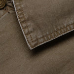 Minivestido vaquero de manga corta con cinturón