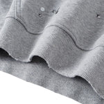 Retro Punk Metal Heat Transfer Patch Rivet Boxy Cut Hooded Sweatshirt