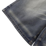 Bermudas con lavado vintage y salpicaduras de tinta