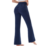 Women's Washed Stretch Knit Bootcut Jeans
