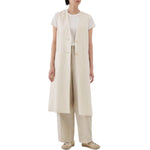 Women' s Twill Denim Long Vest