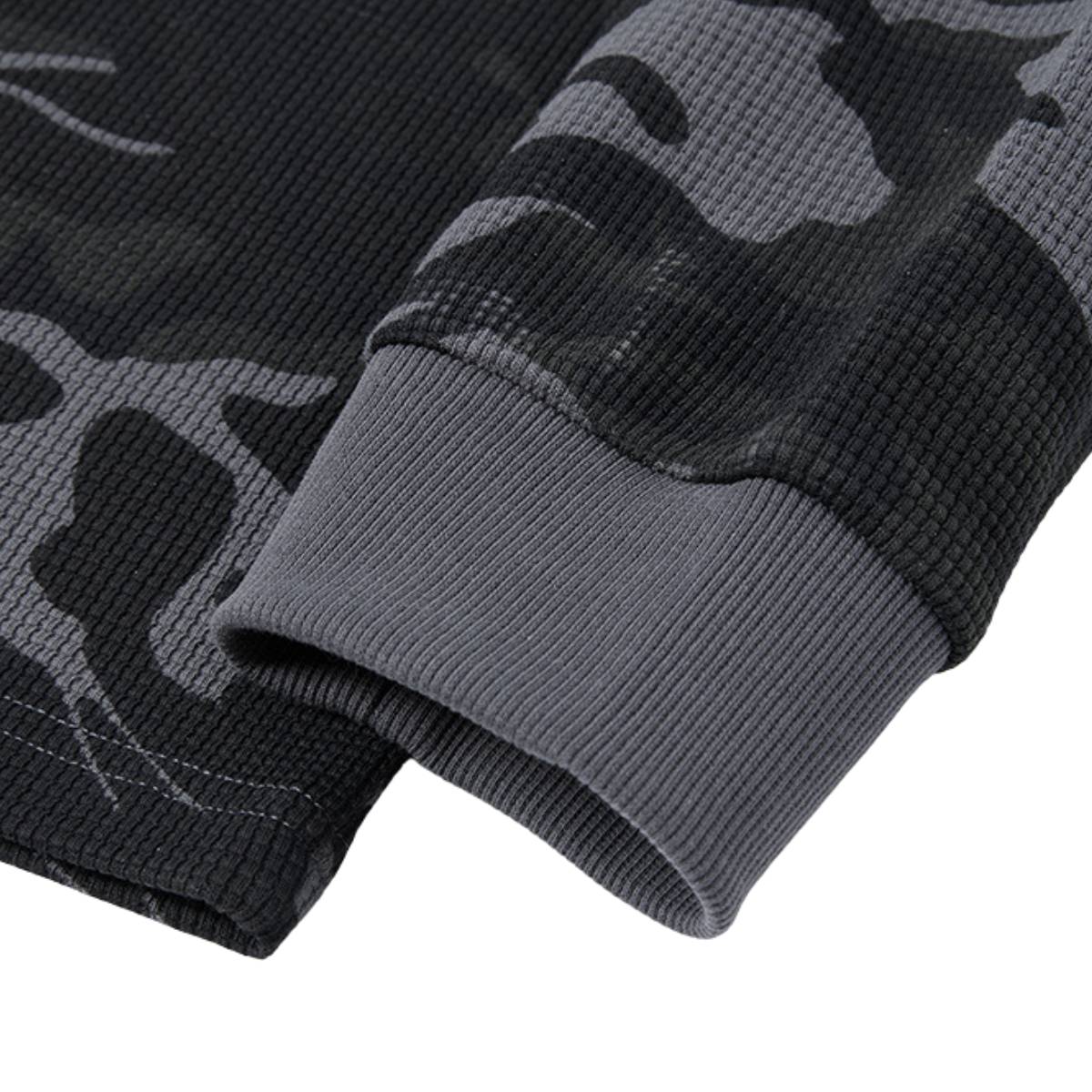 Sudadera desgastada lavada con ácido