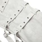 Subculture Strap Design Vibe Dark Micro Flare Denim Jeans