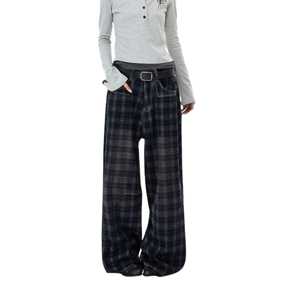 Adjustable Wide Leg Pants