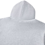 Boxy Flatlock Stitch Fleece Lined Hoodie