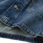 Hip-hop Versatile Pocket-decorated Loose Denim Shirt Jacket