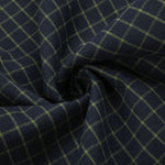 Vintage Plaid Panel Wide-Leg Trousers