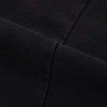 Black Washed Cotton Ripped Sweatshirt