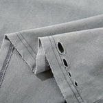 Vintage Washed Distressed Crewneck Short Sleeve Casual Tee
