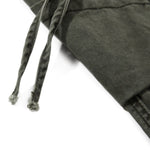 Men's Distressed Washed Denim Cargo Pants Punk Street Loose Zipper