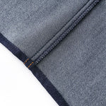 Vestido camisero de mezclilla con cinturón y manga corta hasta la rodilla