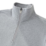 Preppy Style Half‑Zip Sport Sweatshirt With Adjustable Drawstring Hem