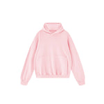 Sudadera con capucha pesada de color sólido
