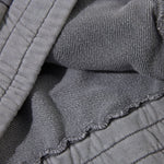 Heavyweight Cotton Stand Collar Washed Full‑Zip Sweatshirt